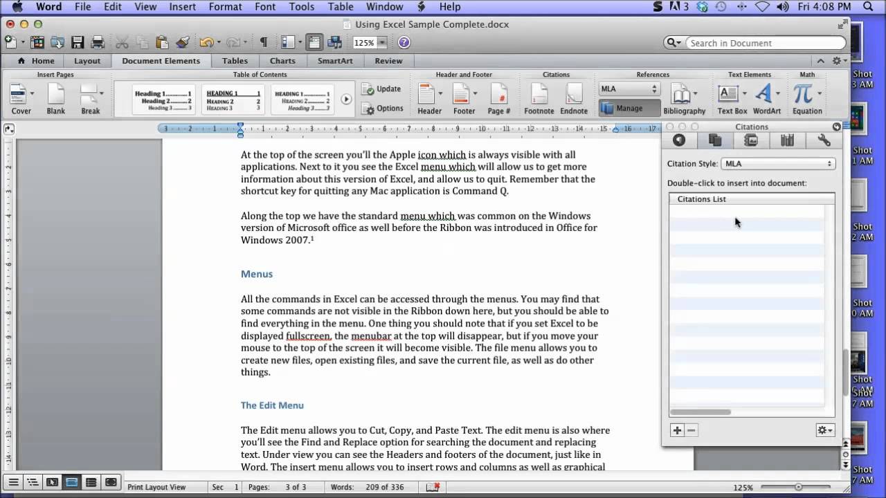 how do you use the navigation pane in word 2010 for mac?